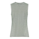 M JEANS STRIPE LUREX V-TOP TOP/T-SHIRT 645 SALVIE