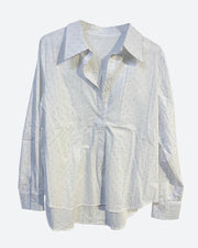 MARC LAUGE STUD SHIRT BLOUSE/SHIRT 10 WHITE