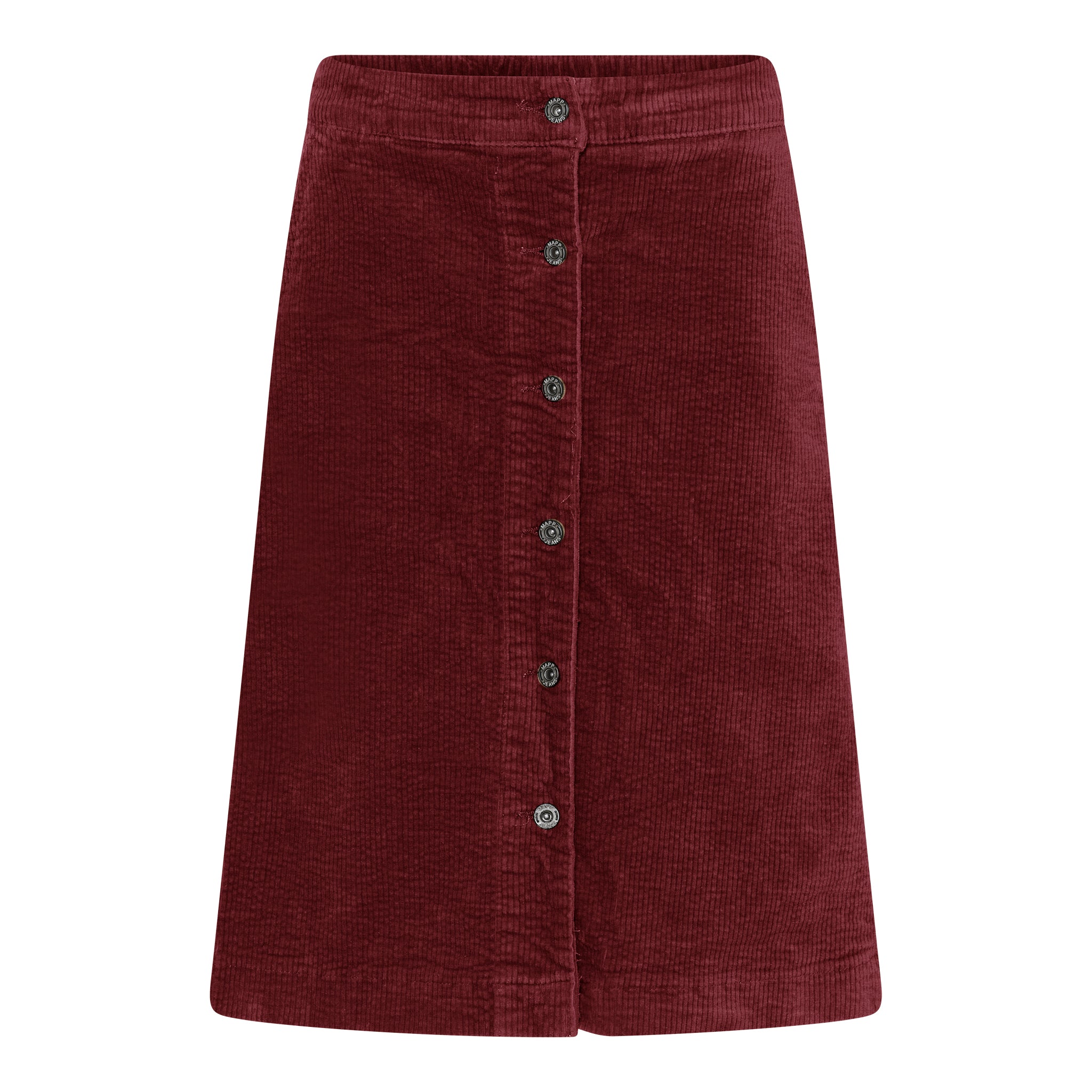 MAPP SUEDE BASIC SKIRT CORD/FLØJL 339 RUBIN RED