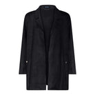 MARC LAUGE SUEDE BLAZER SUITS 80 BLACK