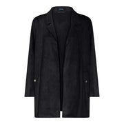 MARC LAUGE SUEDE BLAZER SUITS 80 BLACK