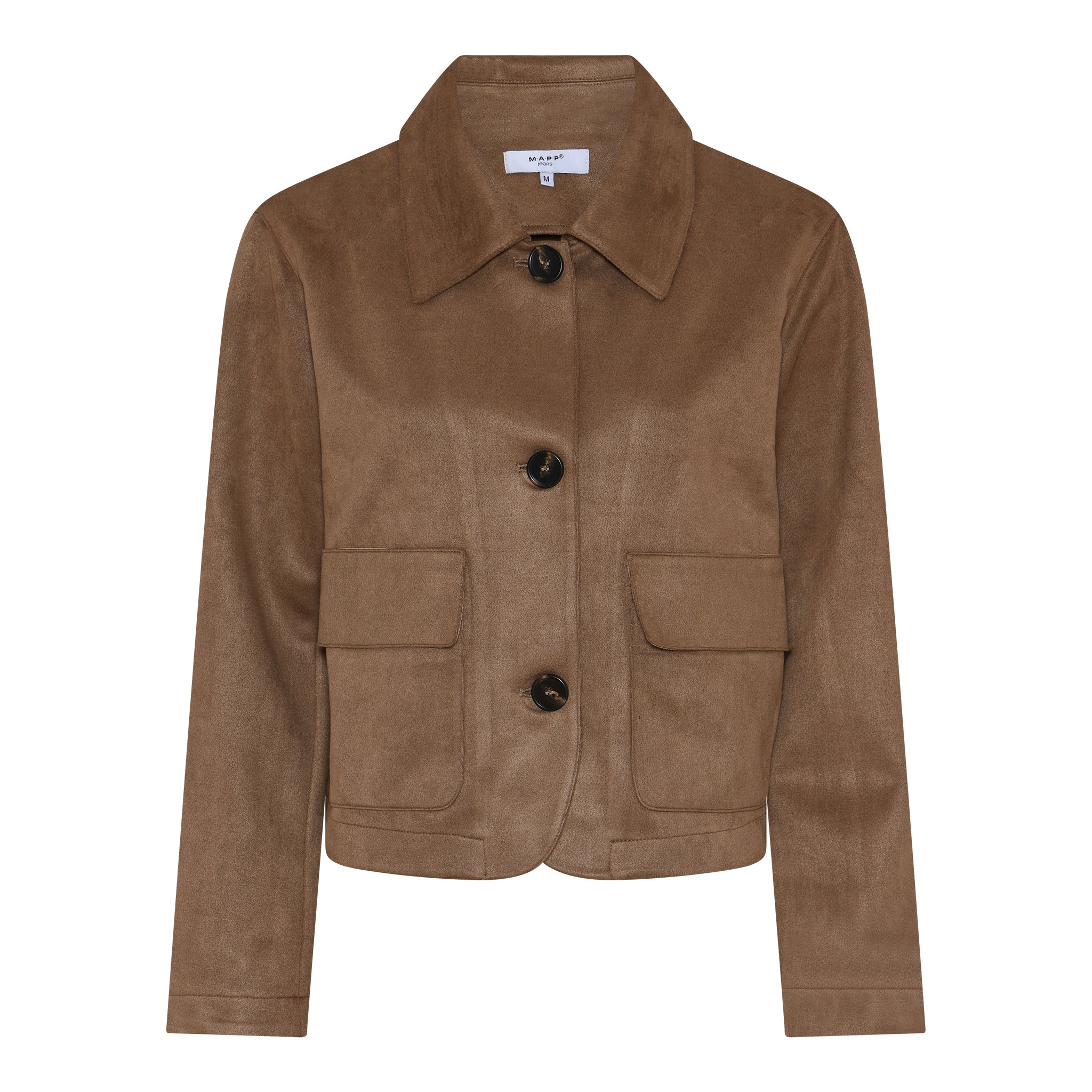 MAPP SUEDE FAKE SHORT JACKET OUTERWEAR 135 EARTH