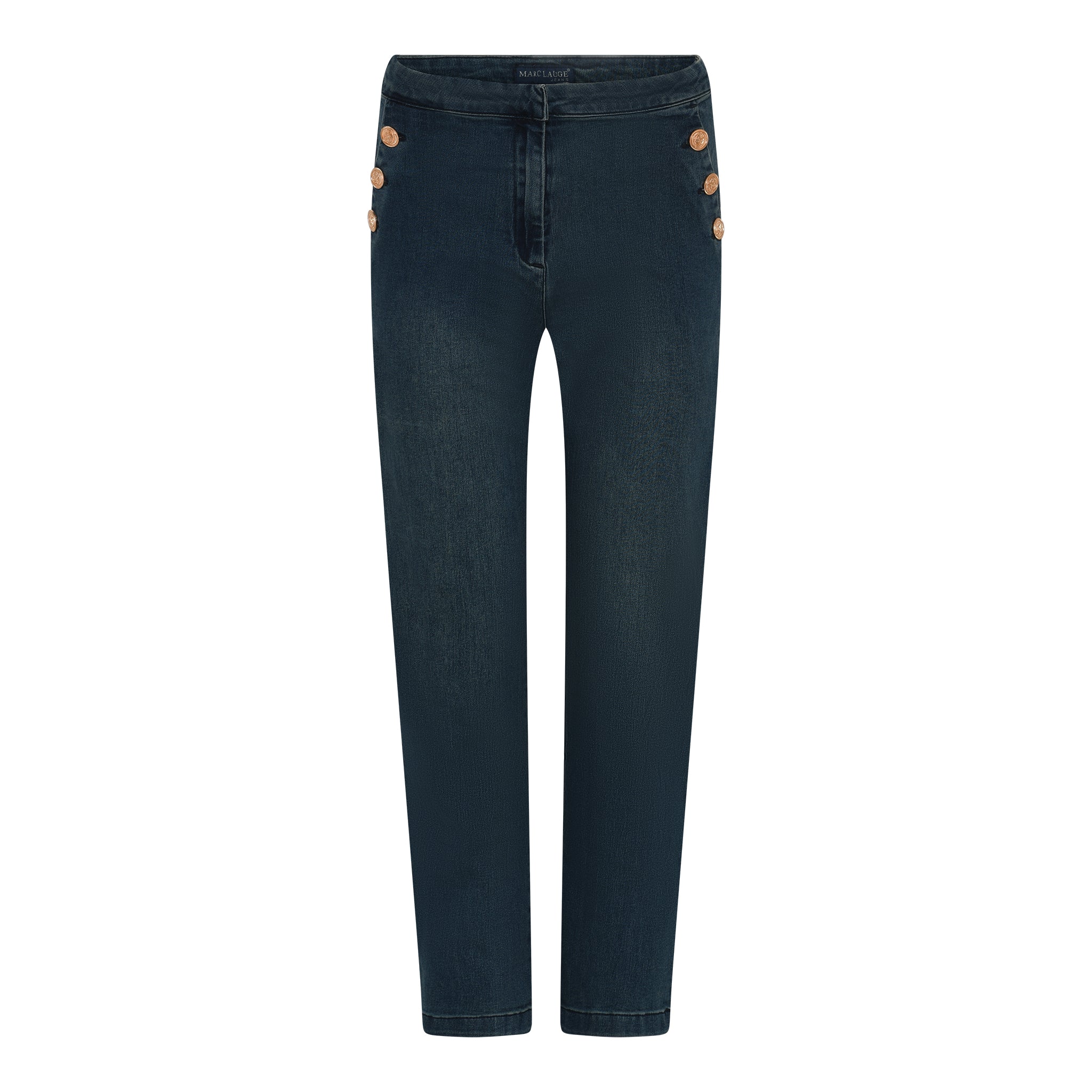 MARC LAUGE Sailor Chino Jeans DENIM/TWILL 9696 BLUE DENIM USED