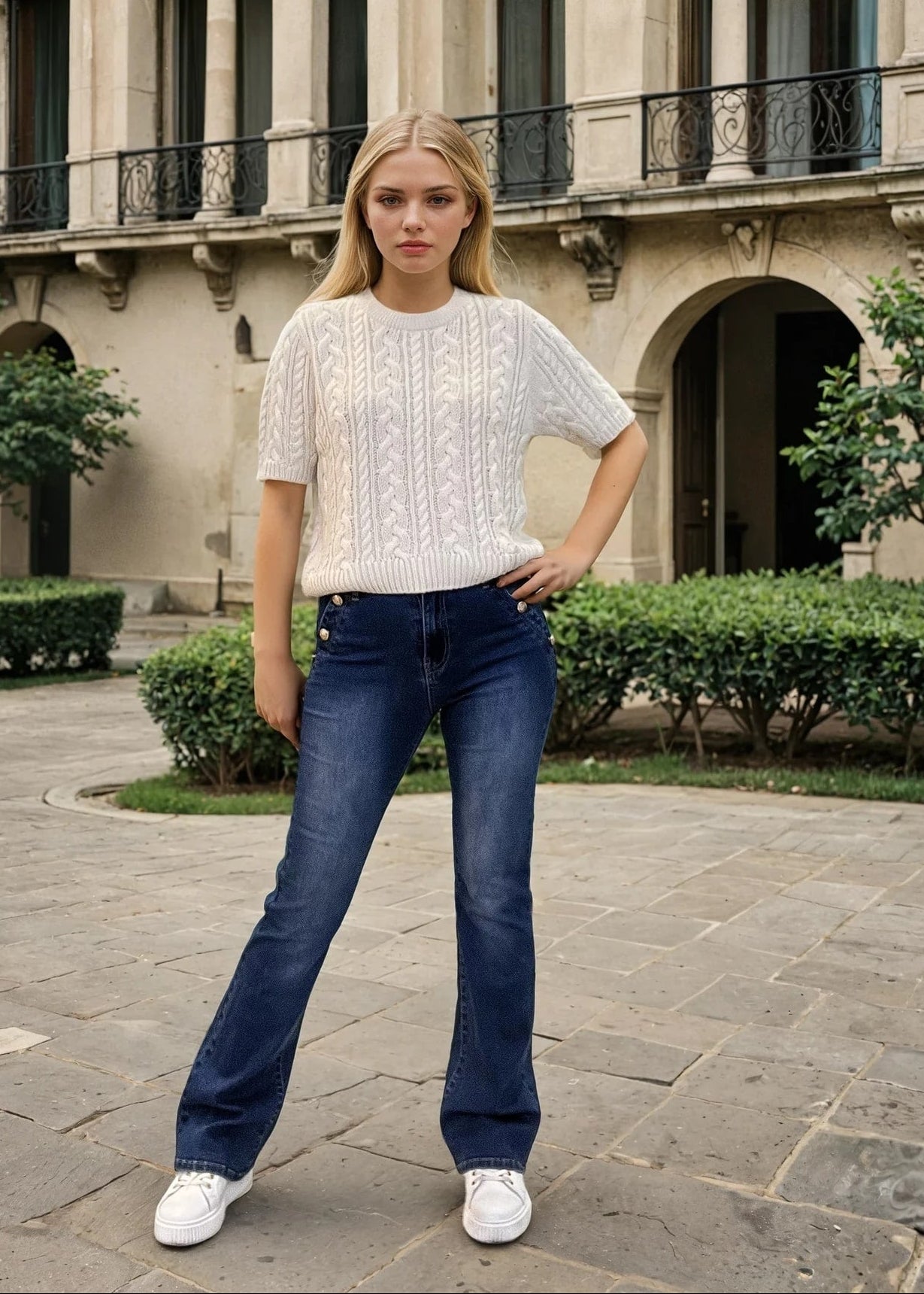 MAPP Sailor Flare Bootcut Denim Jea DENIM/TWILL 9396 DENIM USED