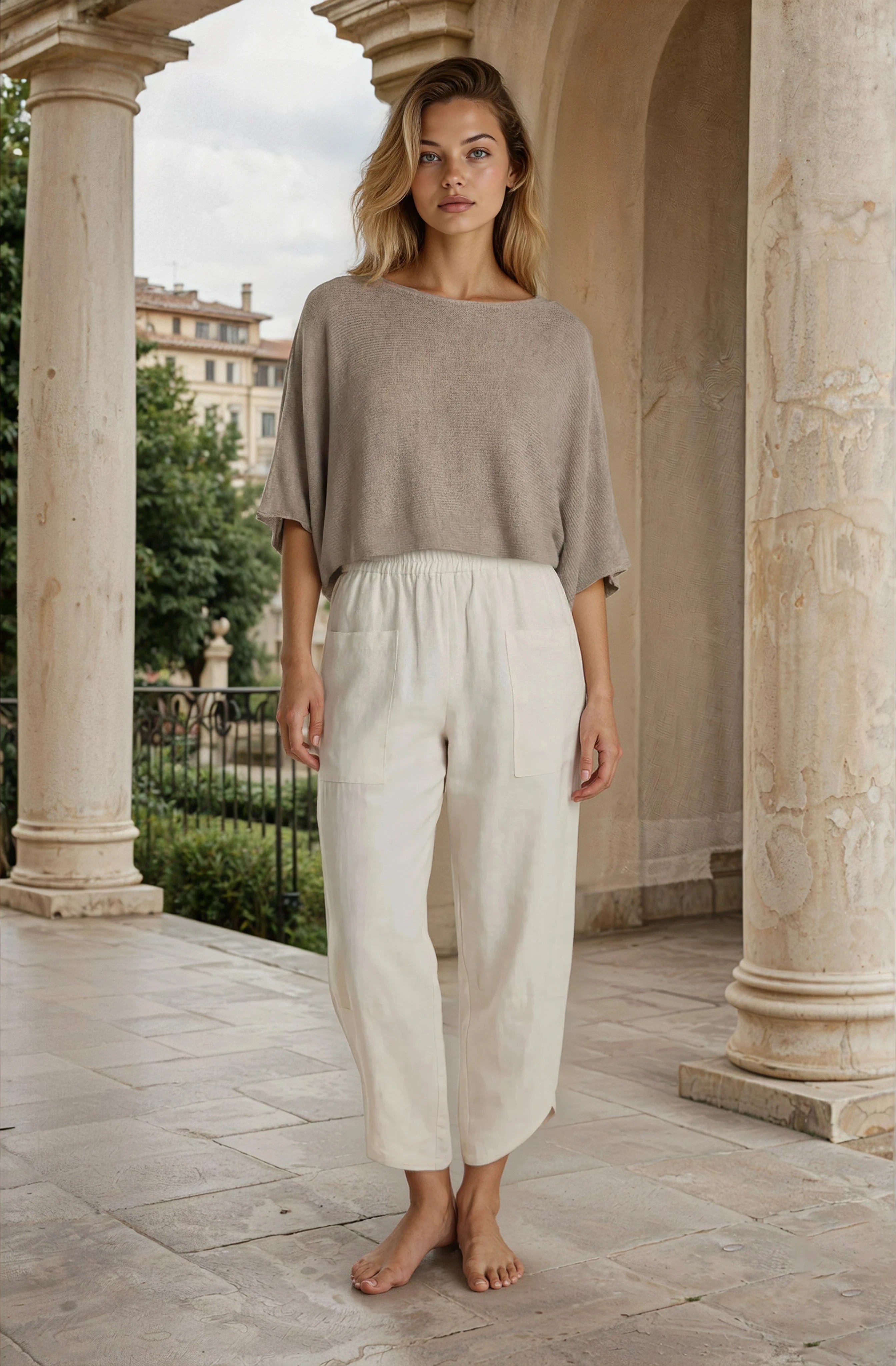 MOONDUST Selma Pant PANTS 27 SAND