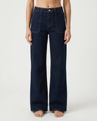 MARC LAUGE Square Pocket Jeans DENIM/TWILL 98 DARK BLUE