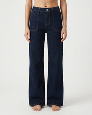 MARC LAUGE Square Pocket Jeans DENIM/TWILL 98 DARK BLUE