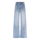 MARC LAUGE Square Pocket Jeans DENIM/TWILL 9196 LIGHT BLUE USED
