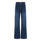 MARC LAUGE Square Pocket Jeans DENIM/TWILL 9696 BLUE DENIM USED