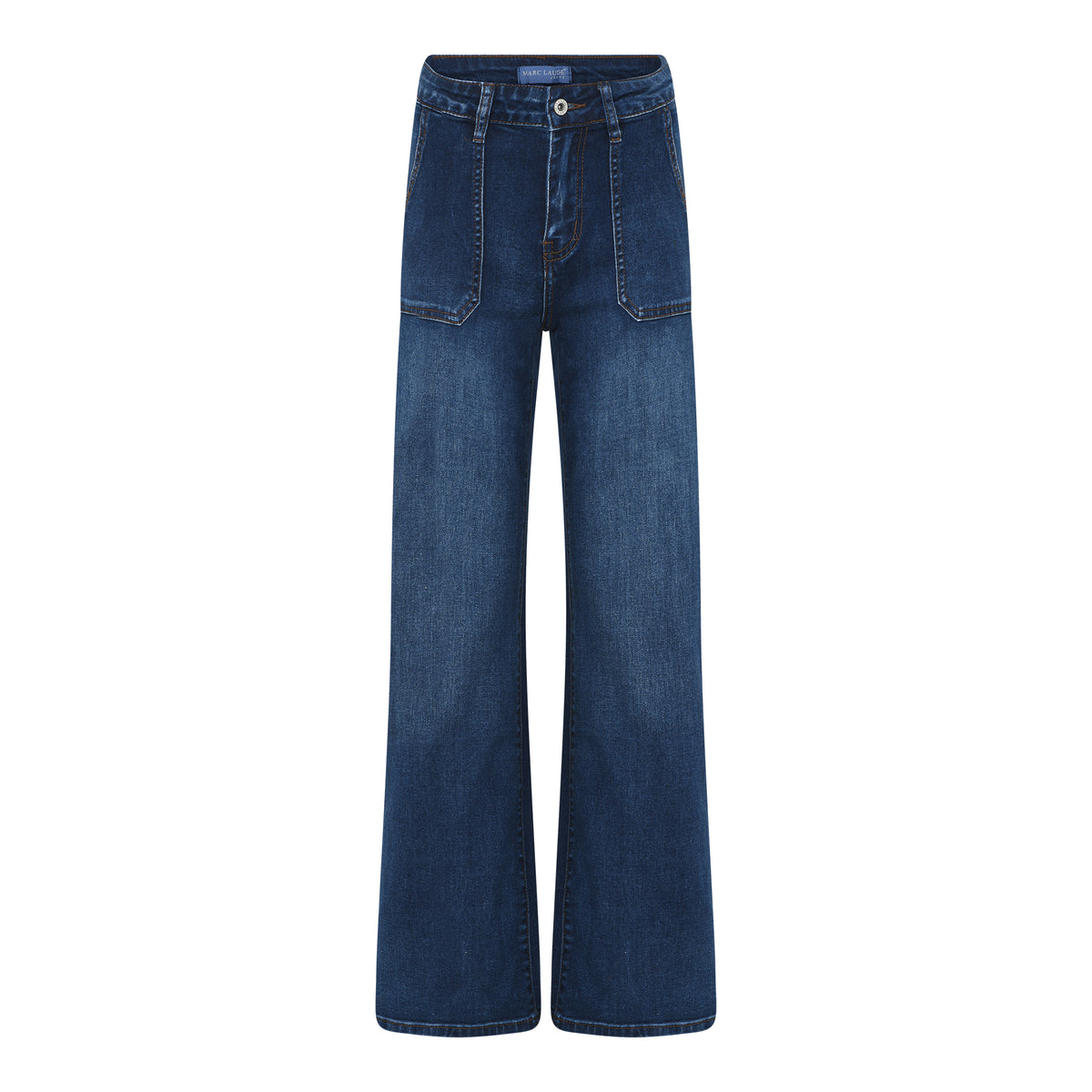 MARC LAUGE Square Pocket Jeans DENIM/TWILL 9696 BLUE DENIM USED