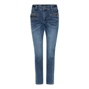 MARC LAUGE Staycy 7/8 Denim Jeans DENIM/TWILL 9696 BLUE DENIM USED