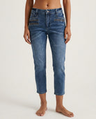 MARC LAUGE Staycy Slim Fit Jeans | Marc Lauge DENIM/TWILL 9696 BLUE DENIM USED