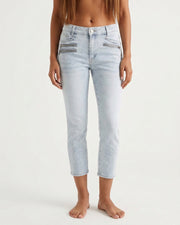 MARC LAUGE Staycy Slim Fit Jeans | Marc Lauge DENIM/TWILL 8996 LIGHT BLUE USED