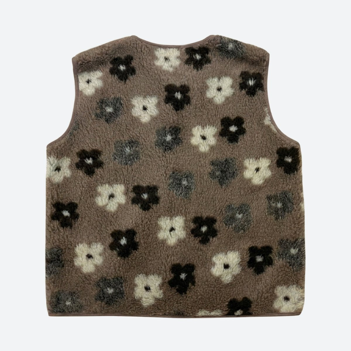 MOONDUST TEDDY VEST FLOWER OUTERWEAR 135 EARTH