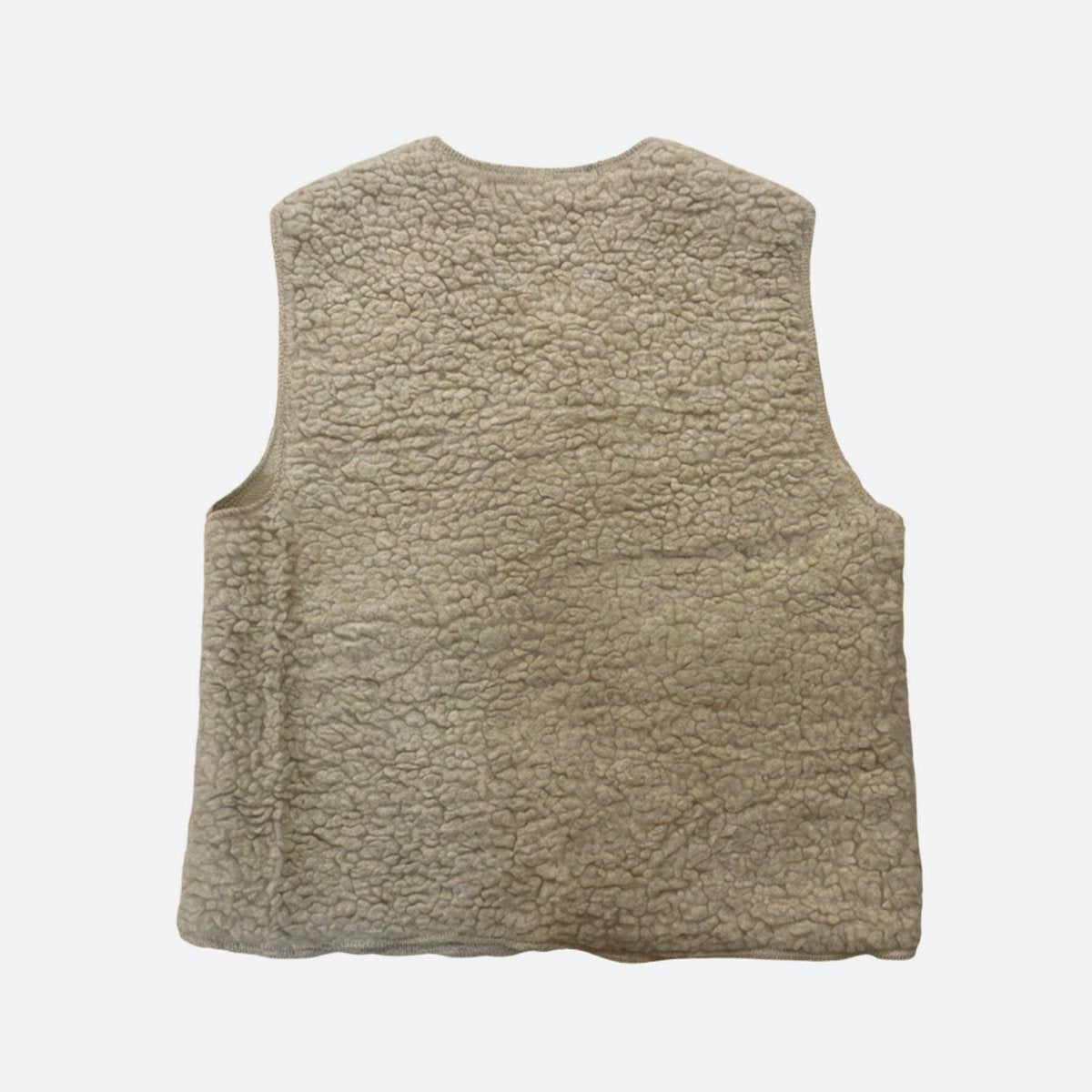 MOONDUST TEDDY VEST SOLID OUTERWEAR 20 OFF WHITE