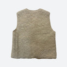 MOONDUST TEDDY VEST SOLID OUTERWEAR 20 OFF WHITE