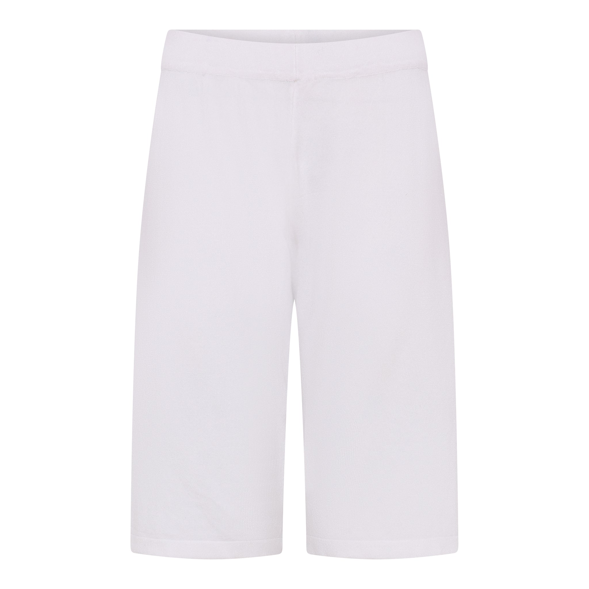 MARC LAUGE THERESA KNITTED SHORTS SHORTS/SKIRT 10 WHITE