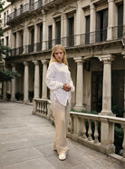 MAPP TIE LIN SHIRT LINEN 10 WHITE