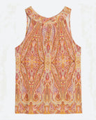 MAPP TIE PAISLEY TOP TOP/T-SHIRT 562 ORANGE