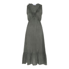MAPP TINA FRILL DRESS LINEN 645 SALVIE