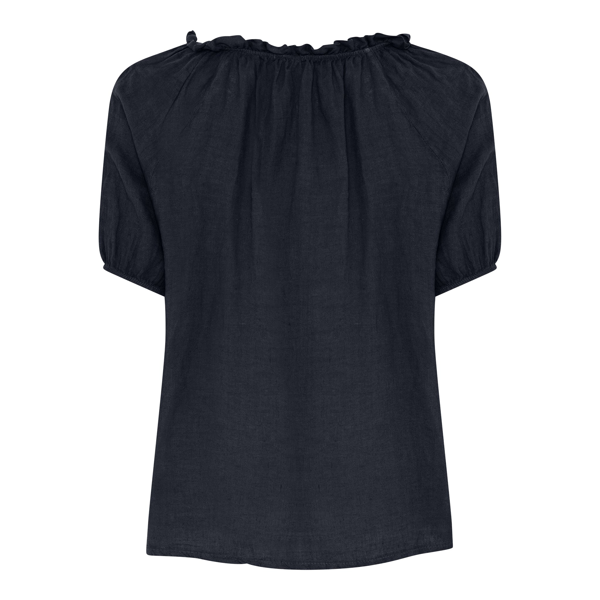 MAPP TINE LIN BLOUSE BLOUSE/SHIRT 104 NAVY