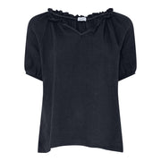 MAPP TINE LIN BLOUSE BLOUSE/SHIRT 104 NAVY