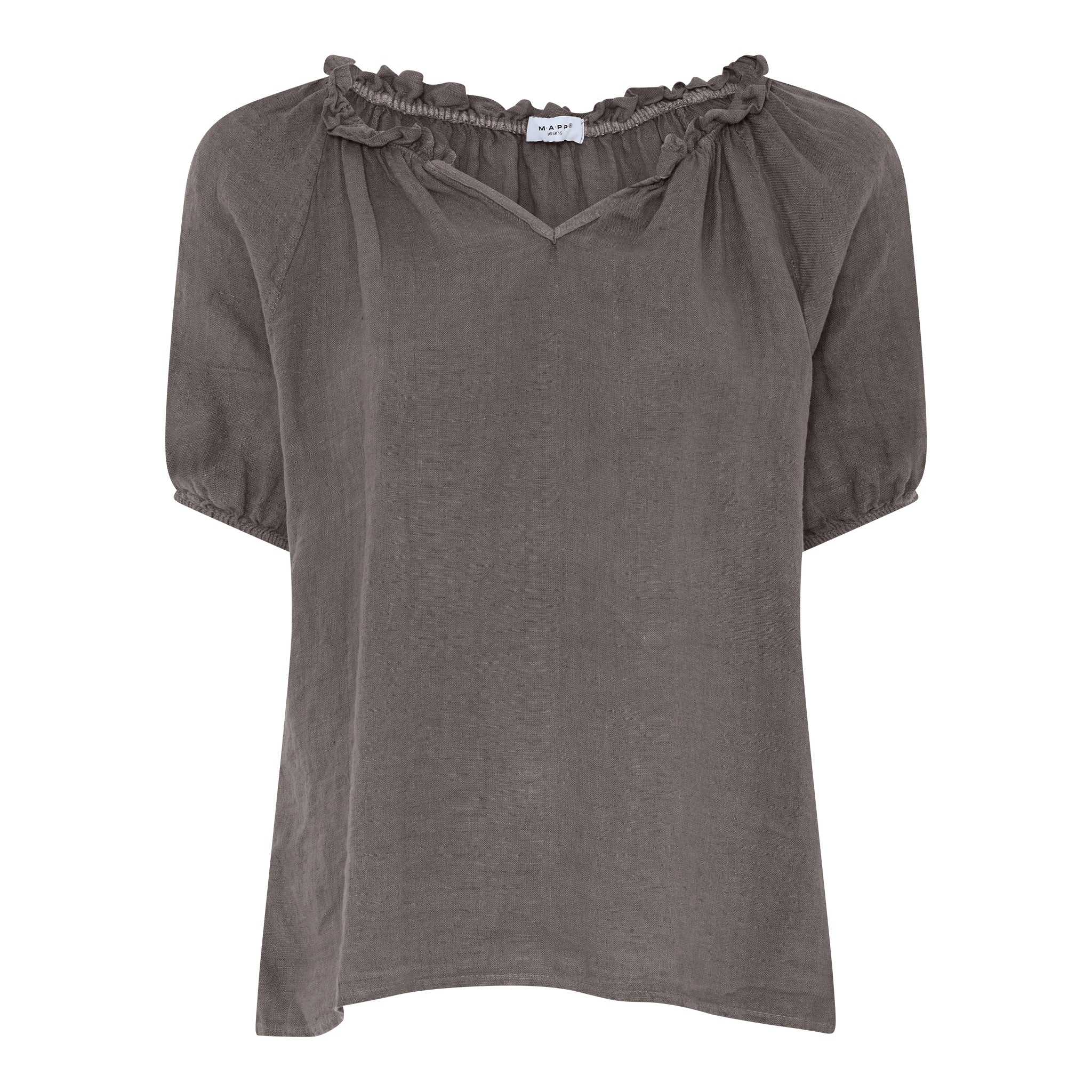 MAPP TINE LIN BLOUSE BLOUSE/SHIRT 136 FANGO