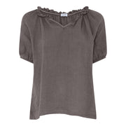 MAPP TINE LIN BLOUSE BLOUSE/SHIRT 136 FANGO