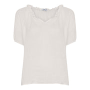 MAPP TINE LIN BLOUSE BLOUSE/SHIRT 27 SAND