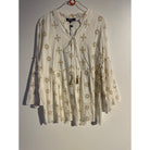 MARC LAUGE TIRI BLOUSE GOLD BLOUSE/SHIRT 10 WHITE