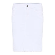 MAPP TOXI TWILL SKIRT SHORTS/SKIRT 10 WHITE