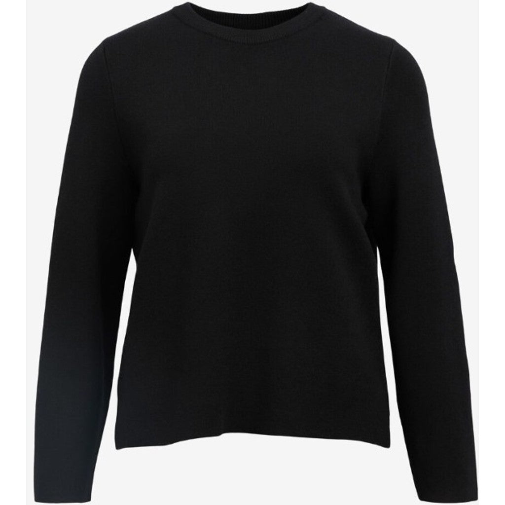 M JEANS TRINER R/NECK KNITWEAR 80 BLACK