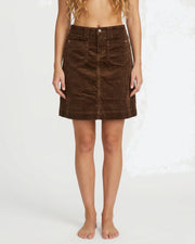 M JEANS TUTTI CORDUREY 11W SKIRT SHORTS/SKIRT 129 CHOCOLATE