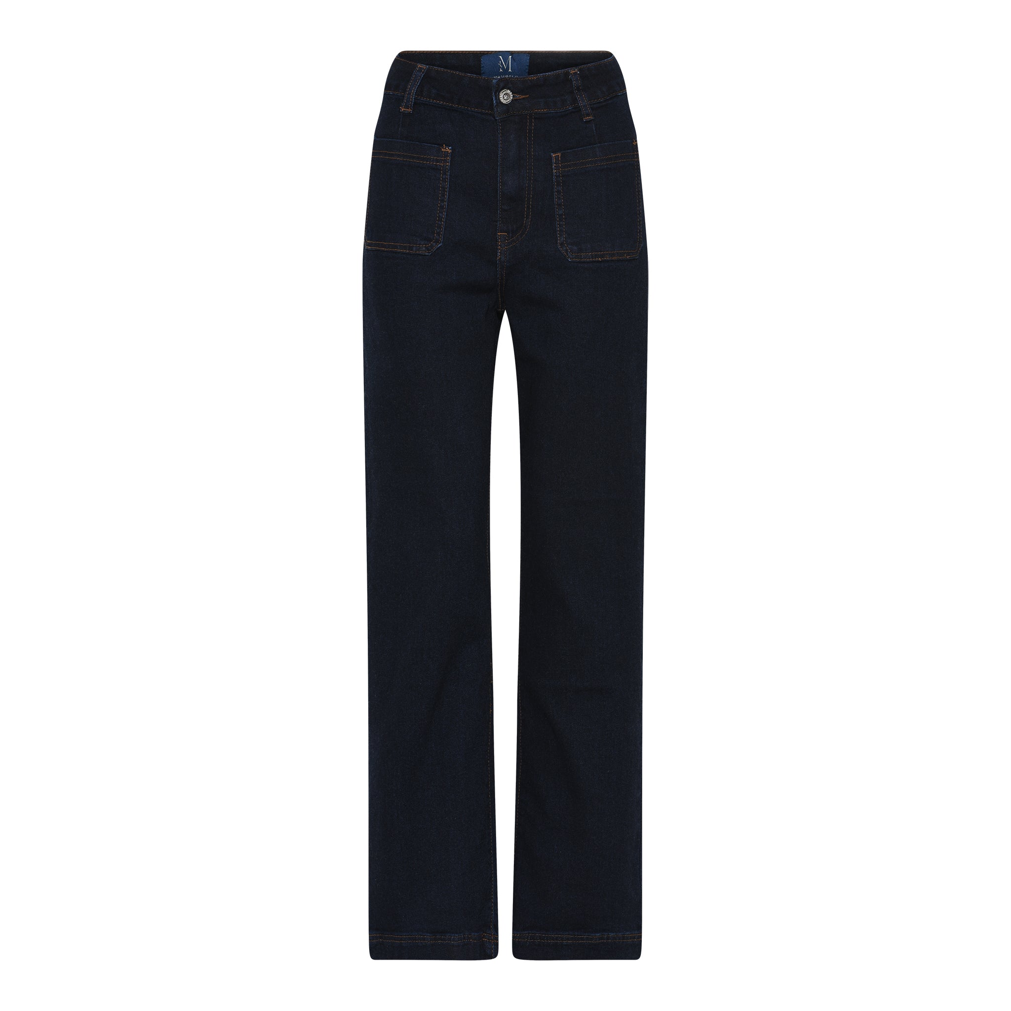 M JEANS TUTTI SQUARE STRAIGTH DENIM JEANS DENIM/TWILL 98 DARK BLUE