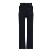 M JEANS TUTTI SQUARE STRAIGTH DENIM JEANS DENIM/TWILL 98 DARK BLUE