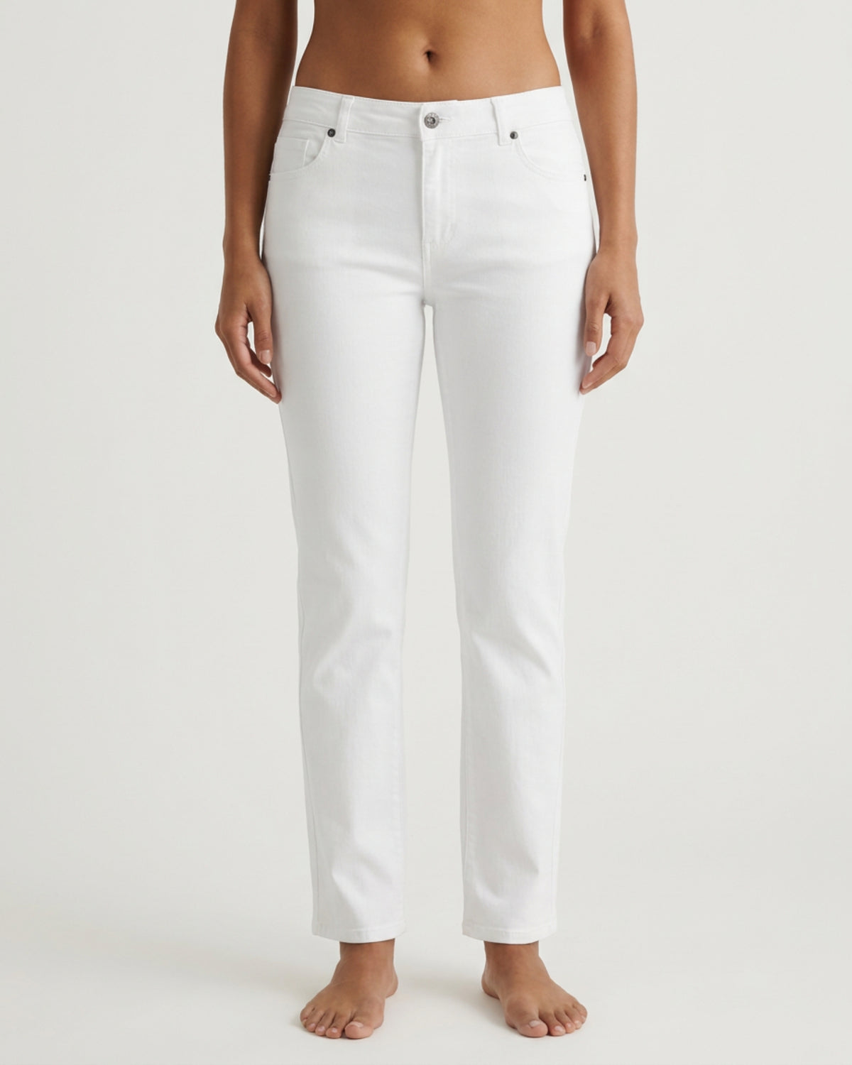 M JEANS Trumpet Bootcut Twill Jeans DENIM/TWILL 10 WHITE