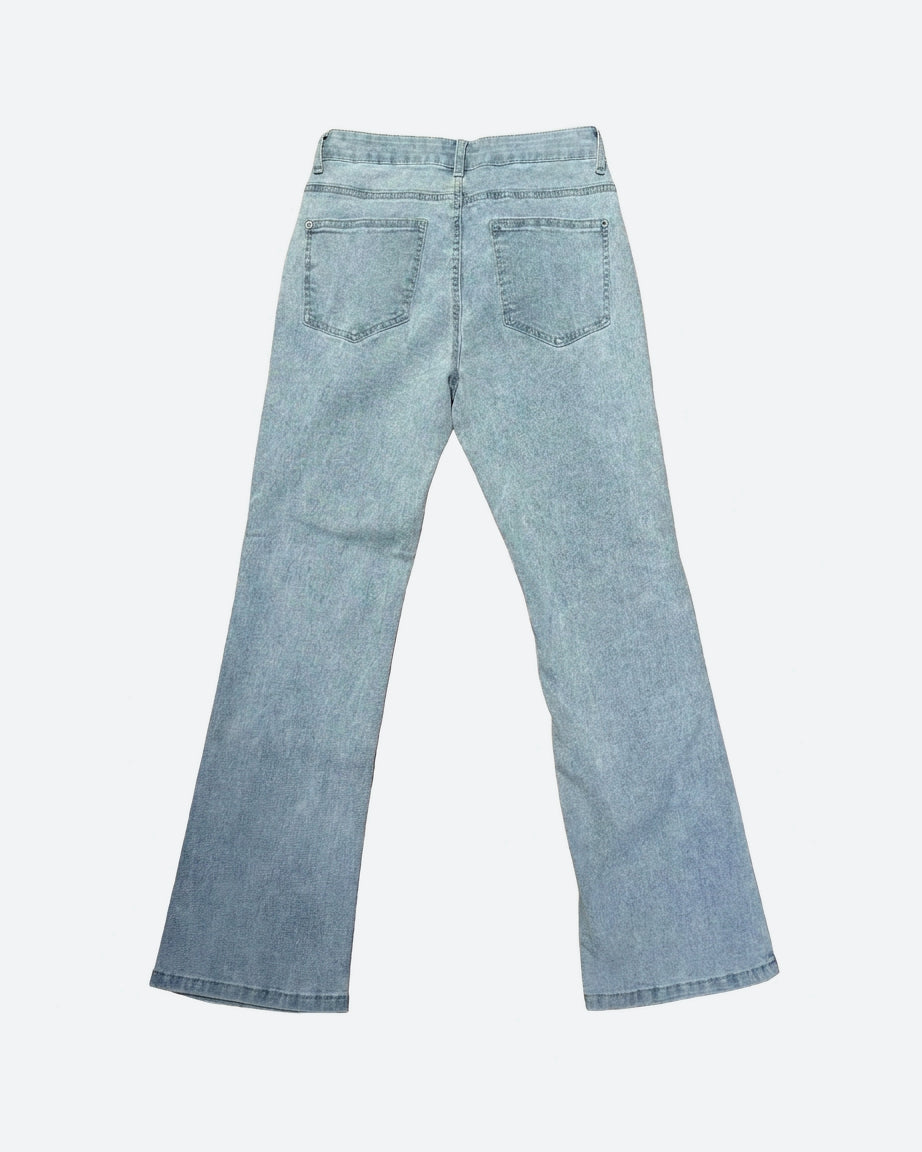 M JEANS Trumpet Flare Fit Jeans DENIM/TWILL 8996 LIGHT BLUE USED