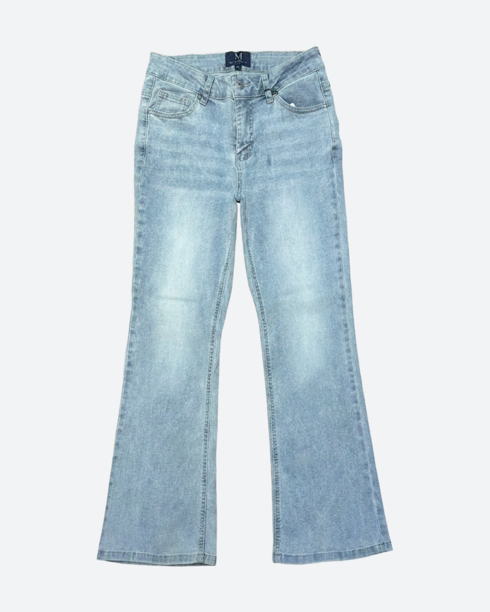 M JEANS Trumpet Flare Fit Jeans DENIM/TWILL 8996 LIGHT BLUE USED