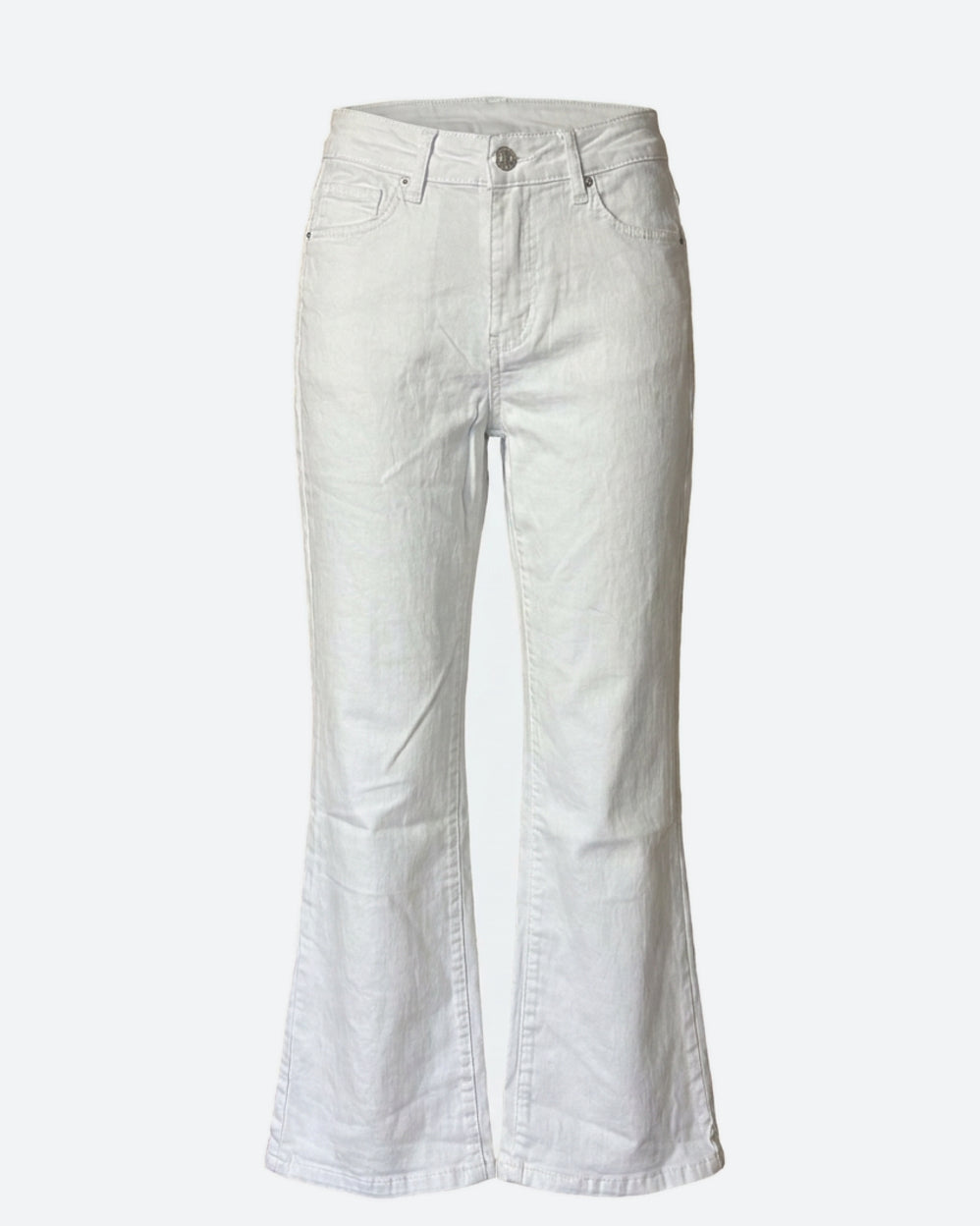 M JEANS Trumpet Flare Fit Twill Jeans DENIM/TWILL 10 WHITE