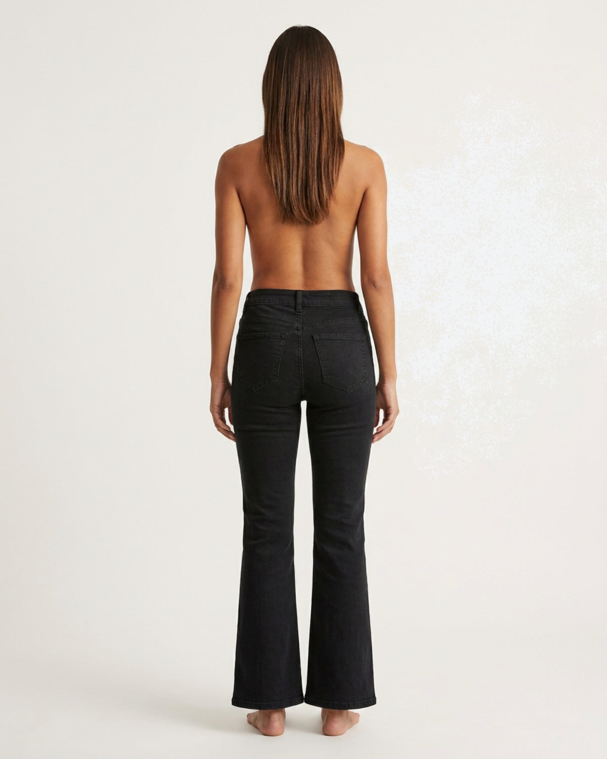 M JEANS Trumpet Flare Fit Twill Jeans DENIM/TWILL 80 BLACK