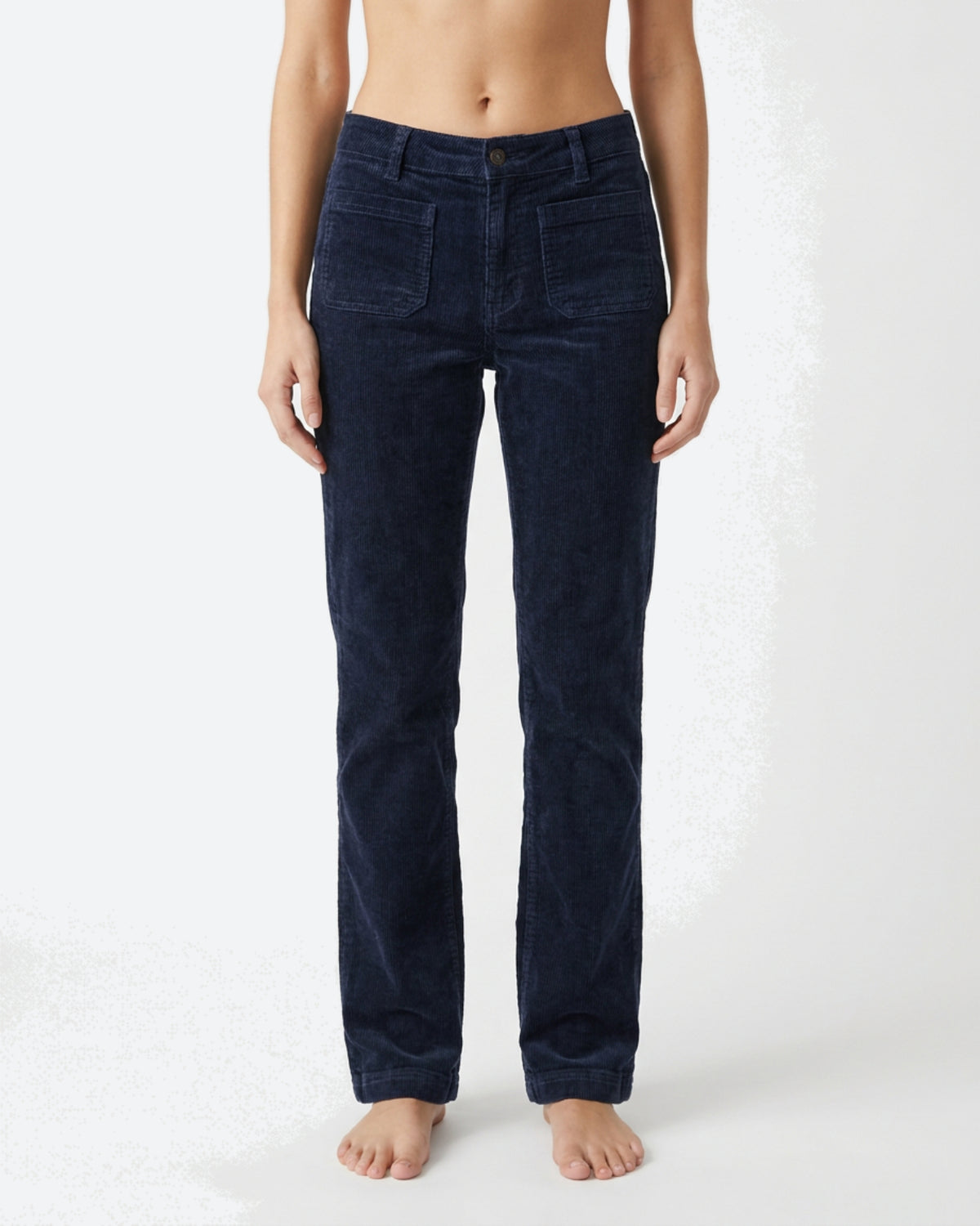 M JEANS Tutti Square Straight Corduroy 11W Jeans CORD/FLØJL 104 NAVY