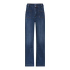 M JEANS Tutti Square Straight Leg Jeans DENIM/TWILL 9696 BLUE DENIM USED