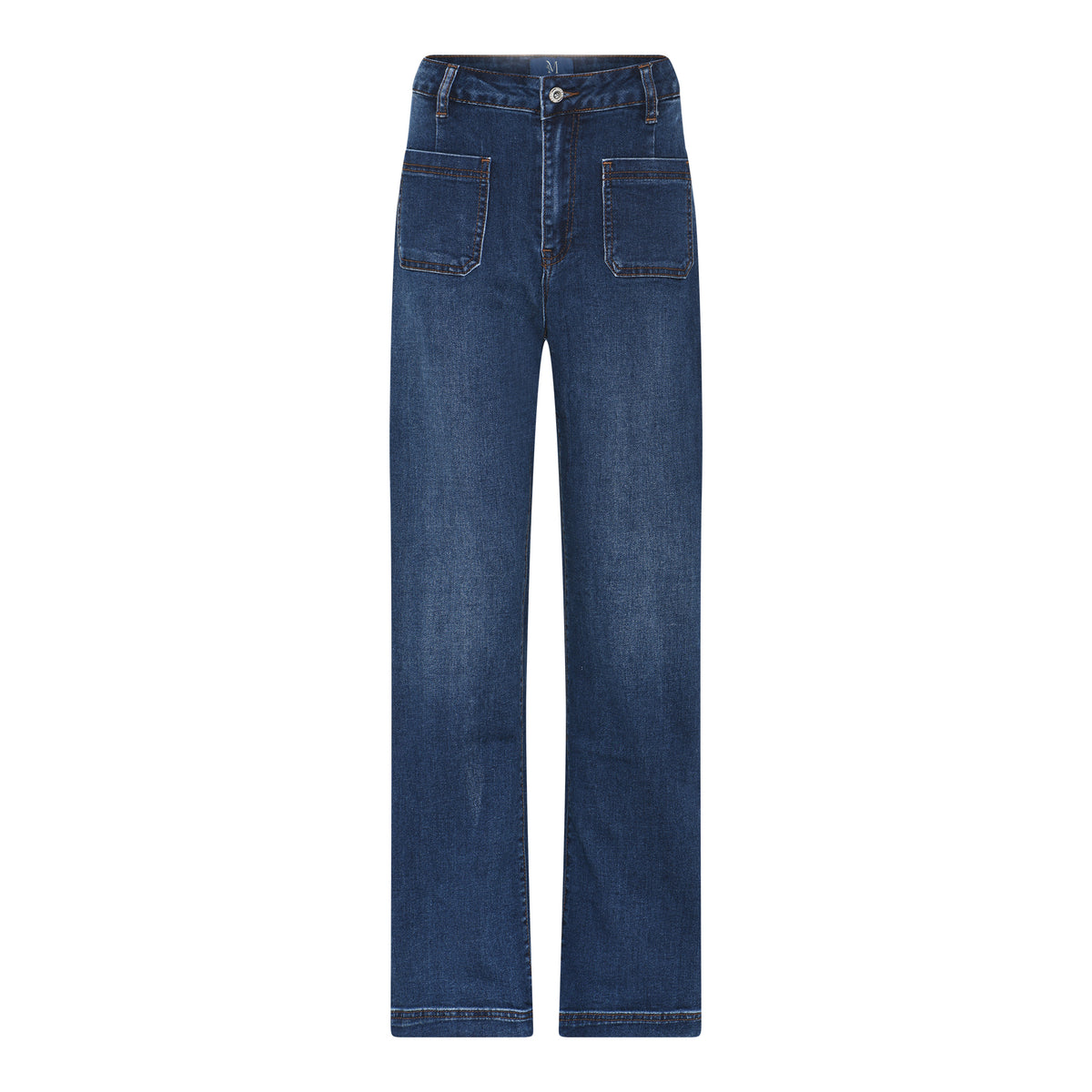 M JEANS Tutti Square Straight Leg Jeans DENIM/TWILL 9696 BLUE DENIM USED