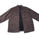 MOONDUST UNIFORM SUEDE JACKET OUTERWEAR 129 CHOCOLATE