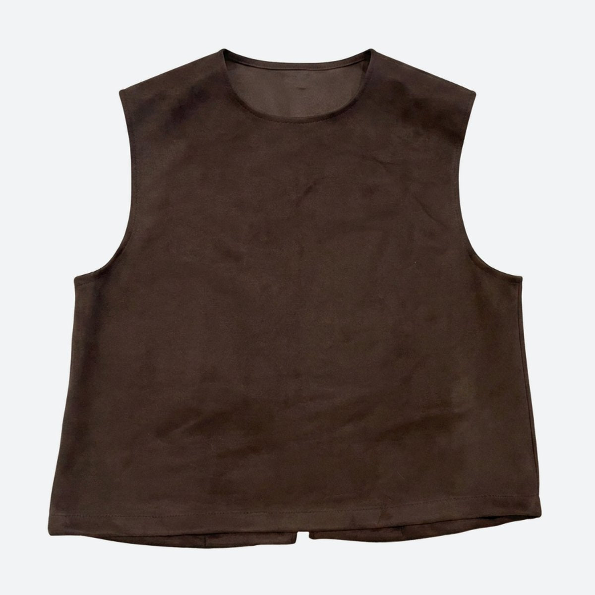 MOONDUST UNIFORM VEST OUTERWEAR 129 CHOCOLATE