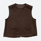 MOONDUST UNIFORM VEST OUTERWEAR 129 CHOCOLATE