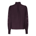 M JEANS VANESSA EMB SHIRT BLOUSE/SHIRT 683 PLUM