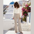 M JEANS VANESSA STRIPE BLOUSE BLOUSE/SHIRT 20 OFF WHITE