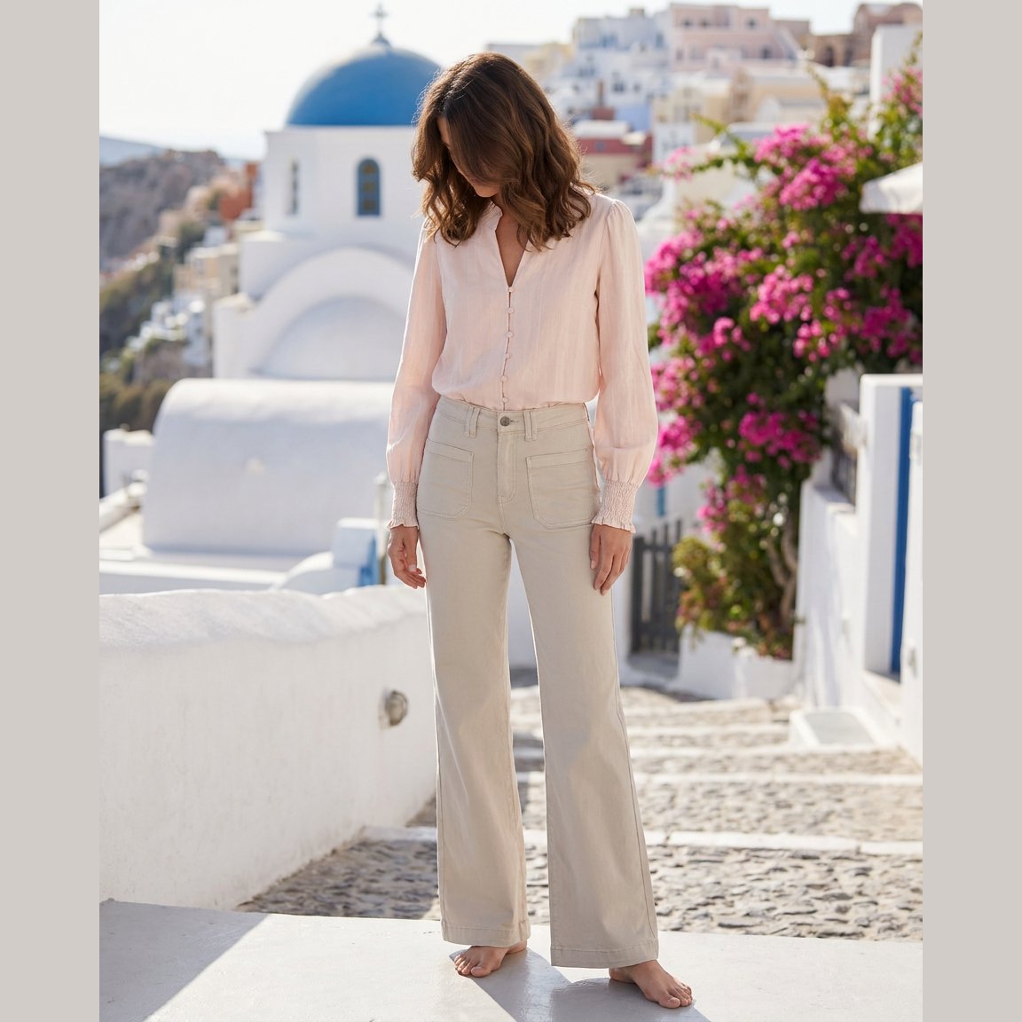 M JEANS VANESSA STRIPE BLOUSE BLOUSE/SHIRT