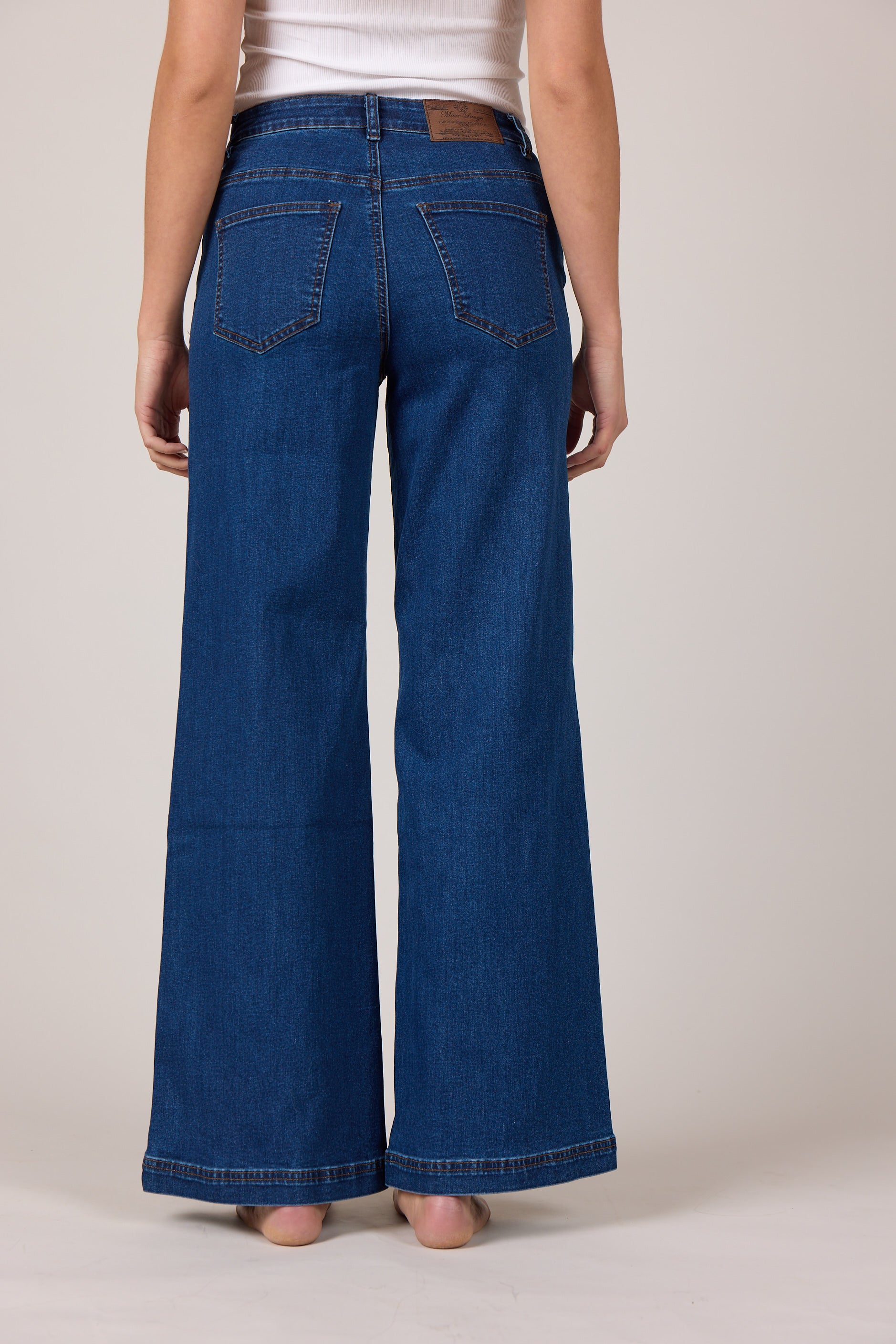 MARC LAUGE VEGA FLARE DENIM JEANS DENIM/TWILL 939699 CLASSIC BLUE USED